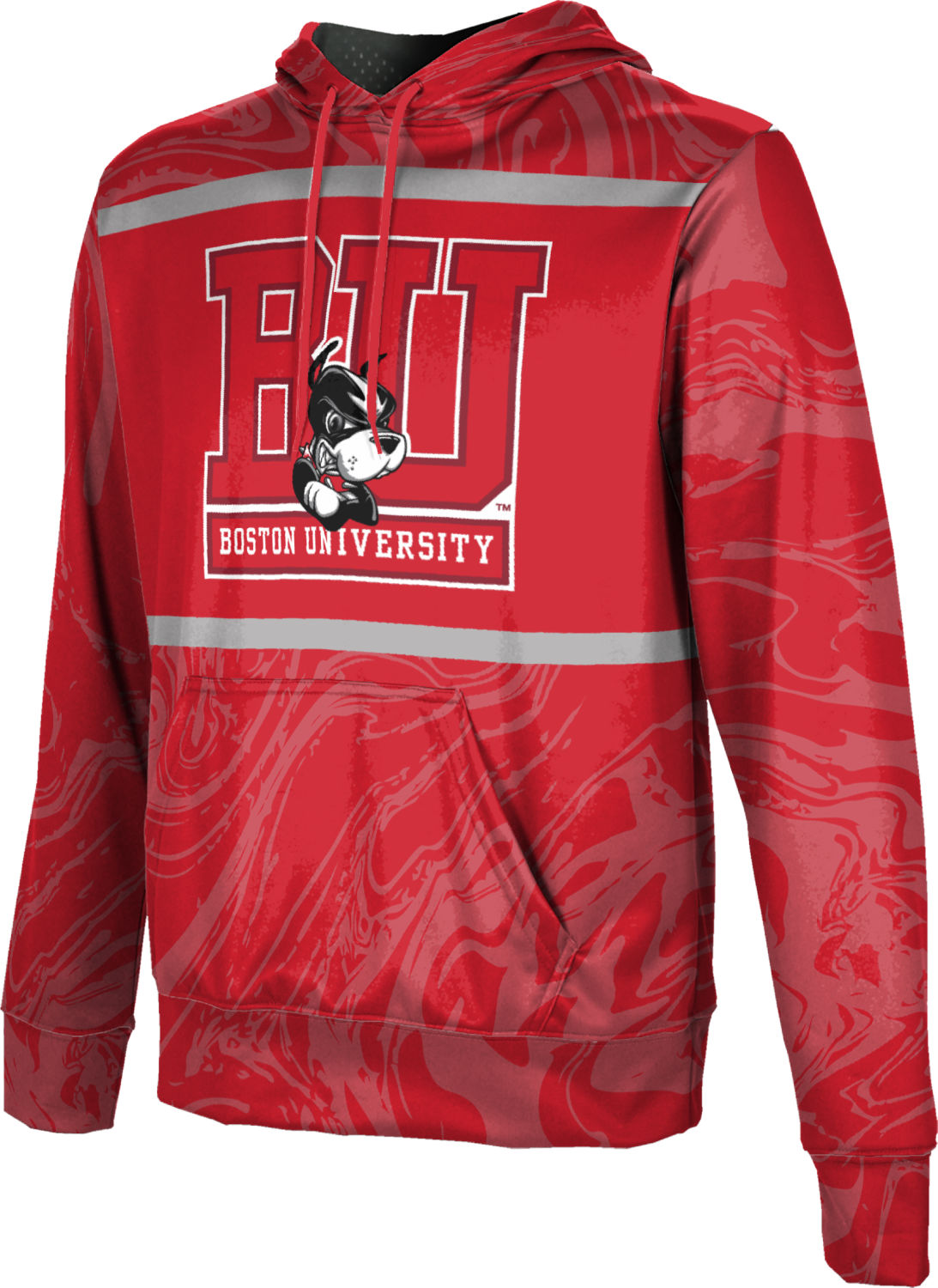 ProSphere Boston University Mens Performance T-Shirt Ripple ProSphere Boston University Mens Performance T-Shirt Ripple